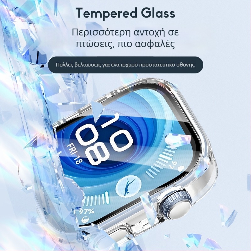 Προστατευτικό κάλυμμα PC για Huawei Fit3/Fit4/Fit4 Pro με ενσωματωμένο φιλμ προστασίας, 20 g, Binghong