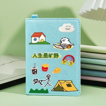 Οργανωτής Διαβατηρίου και Καρτών — Ενσωματωμένη Θήκη Κάρτας, Καμβάς Αποθήκευσης για Ταξίδια, Unisex (Yi Jin, Αστικός Μινιμαλισμός, Άνοιξη 2025)