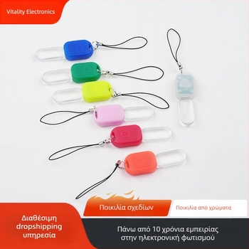 LED φωτιζόμενο μενταγιόν – Φορητό εξωτερικό προειδοποιητικό φως, κρεμαστό για σακίδιο, πλαστικό μενταγιόν, HL043