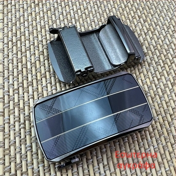 Αυτόματη αγκράφα ζώνης – ορθογώνια μεταλλική αγκράφα, μοτίβο καρτούν, Άνοιξη 2025