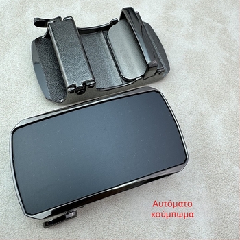 Αυτόματο κούμπωμα ζώνης από κράμα ψευδαργύρου, τετράγωνο σχήμα, για άνδρες, σχέδιο με γράμματα, επιχειρηματικό στυλ, κυκλοφορία άνοιξη 2025