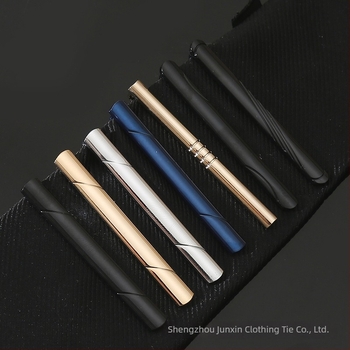 Κλιπ για γραβάτα από χαλκό, επίπεδη κεφαλή, κυματοειδές σχέδιο, μονοχρωματικό μοτίβο, ηλεκτρολυτική επίστρωση, καθαρότητα K9