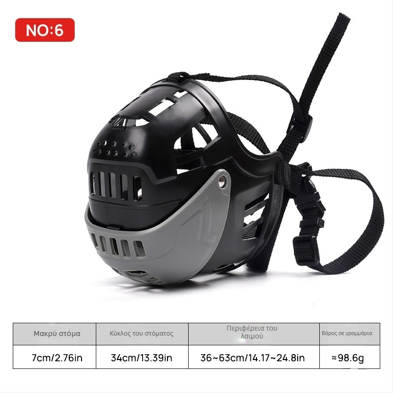 Μάσκα στόματος σκύλου - Αναπνεύσιμη, Αντι-δαγκώματος, Αντι-γάβγισματος, Λειτουργία επεκτάσεως γλώσσας για πόσιμο νερό - Υλικό: Πλαστικό, PE - Μάρκα: Pampering - Συσκευασία: 100 τεμάχια