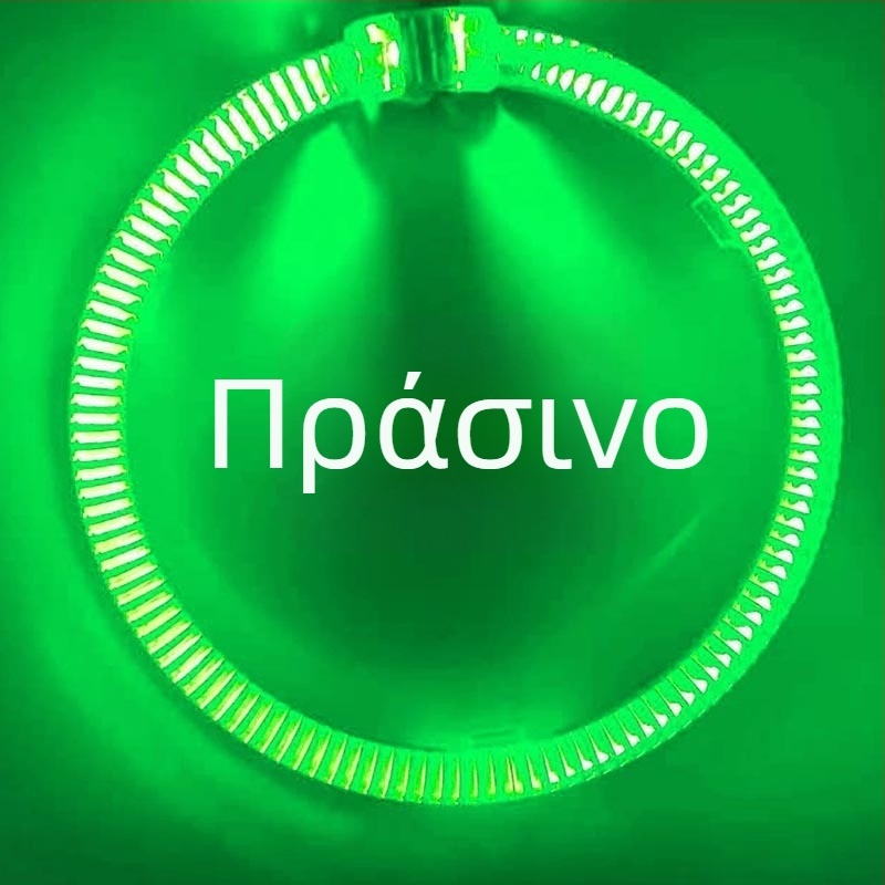 LED μάτια αγγέλου για προβολείς αυτοκινήτου, δαχτυλίδι φωτισμού με καθοδήγηση, 80×95 mm, διακοσμητικό, 2 αγωγοί