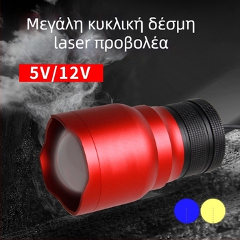 Φακός εξωτερικού ψαρέματος με LED, σώμα από κράμα αλουμινίου, εμβέλεια 200-500 m, τροφοδοσία με κινητική ενέργεια, Fisherman's Treasure