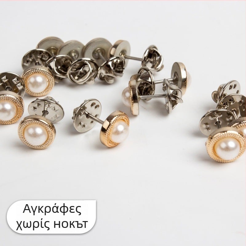 Εξαρτήματα δαντέλας κουρτινών χωρίς κουμπιά — Εγκατάσταση χωρίς ραφές, σταθερή και κρυφή αγκράφα, αποσπώμενο — Μέταλλο + Πλαστικό — New Lace