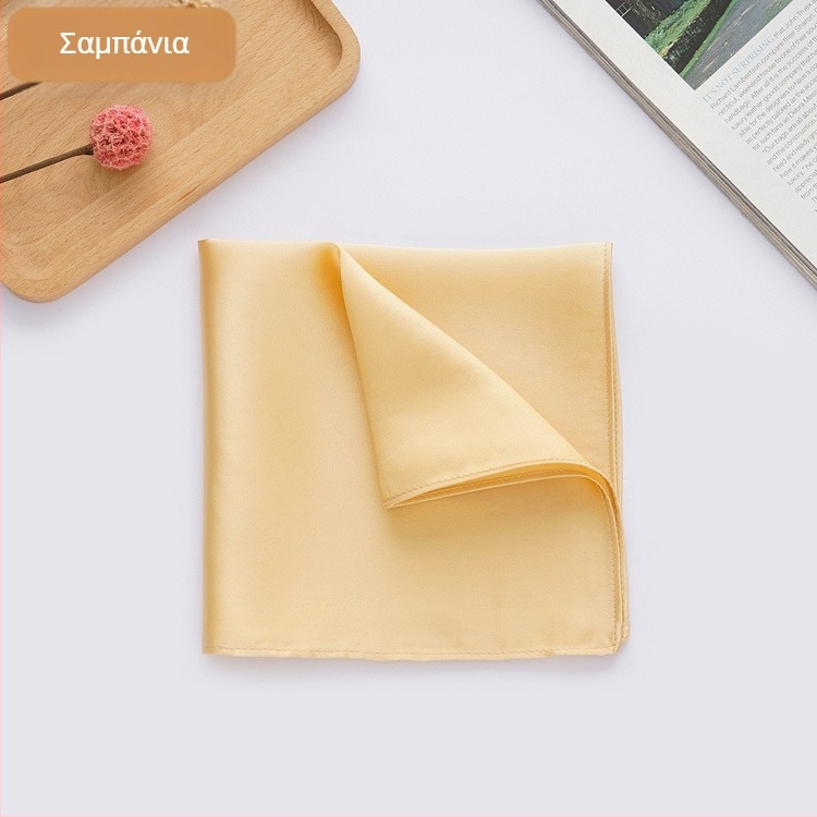 Μαντήλι τσέπης από μεταξωτή μουριά, unisex, ενήλικες