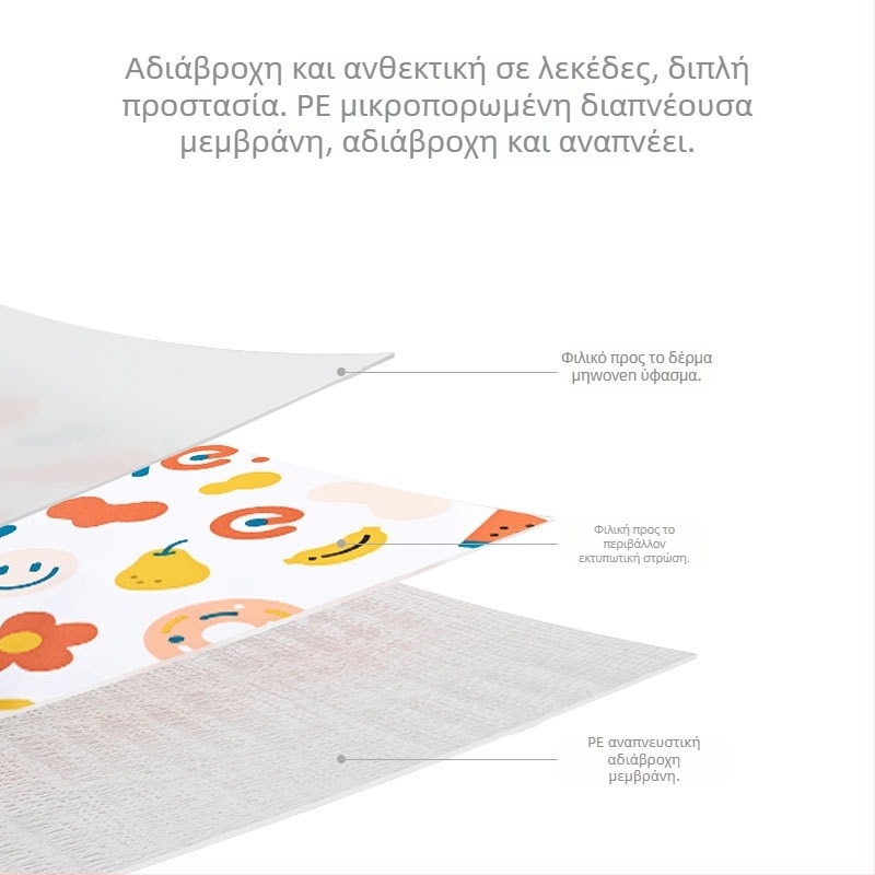 Μανσέτες μιας χρήσης για παιδιά – ύφασμα, προστασία από σκόνη, με τυπωμένο λογότυπο, σετ 240 τεμάχια