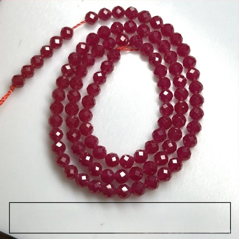 Ρουμπίνι Κορούνδουμ Χάντρες – Διαφορετικά Σχήματα, Κοπή και Γυάλισμα, Ελεύθεροι Πολύτιμοι Λίθοι