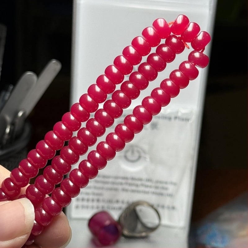 Ρουμπίνι Κορούνδουμ Χάντρες – Διαφορετικά Σχήματα, Κοπή και Γυάλισμα, Ελεύθεροι Πολύτιμοι Λίθοι