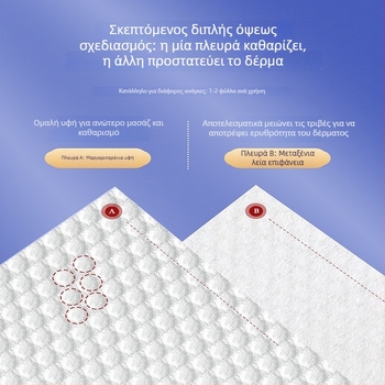 Πετσέτα καθαρισμού προσώπου τύπου Α, 100% βαμβάκι, 600 g, απαλό βαμβακερό πετσέτα οικιακής χρήσης (100% βαμβάκι • Τύπος Α • 600 g)