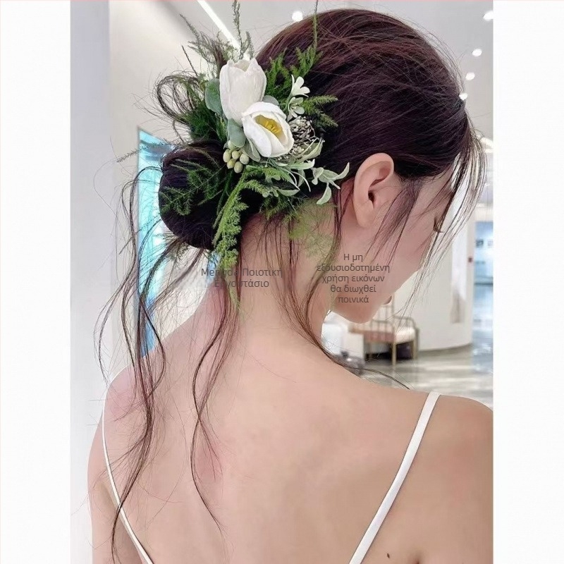 Τσιμπιδάκια μαλλιών για παιδιά | Μοτίβο φυτών και λουλουδιών | Υλικό πλαστικό | Εθνοτικό στυλ | Άνοιξη 2025