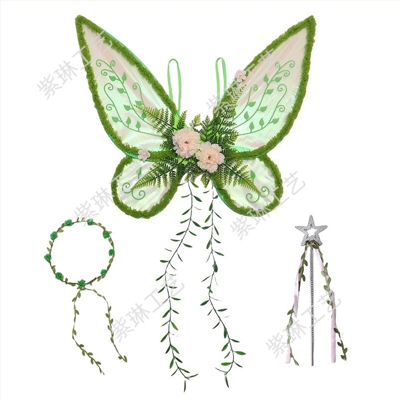 Zilin Φτερά Αγγέλου για Κοστούμι, Χειροποίητα Πολυεστέρας, Γεωμετρικό Μοντέλο