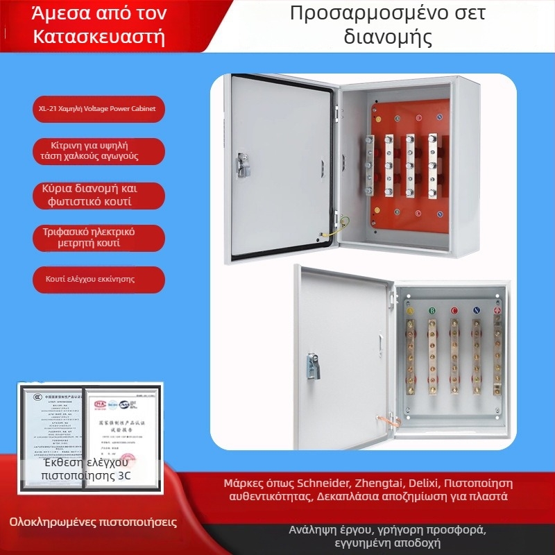 Απομονωμένο κουτί διακλάδωσης καλωδίων με Τ-διακλάδωση και χαλκού μπάρα, επιτοίχια εγκατάσταση, IP40, περίβλημα από χάλυβα ψυχρής έλασης, προσαρμογή κατόπιν παραγγελίας