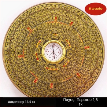 Χαλκού Bagua πυξίδα – Μεταφορικό εργαλείο Φενγκ Σούι με γεωμετρία Bagua