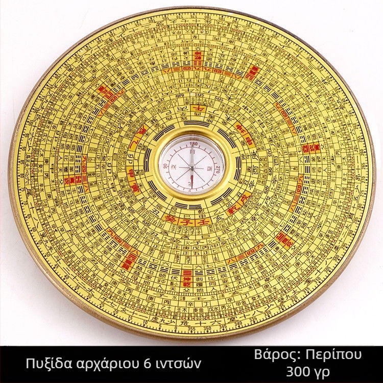 Χαλκού Bagua πυξίδα – Μεταφορικό εργαλείο Φενγκ Σούι με γεωμετρία Bagua