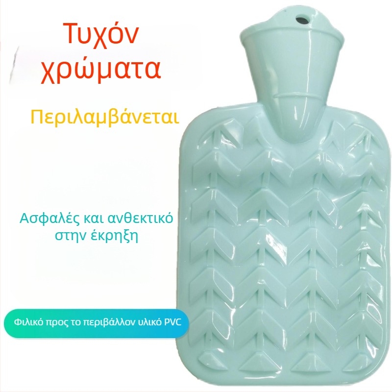 Μπουκάλι Ζεστού Νερού με Κάλυμμα από Συνθετικό Λαγουδάκι, Ενισχυμένος PVC Εσωτερικός Σωλήνας, Θέρμανση με Γέμισμα Νερού, Θερμό και Ψυχρό Χρήση