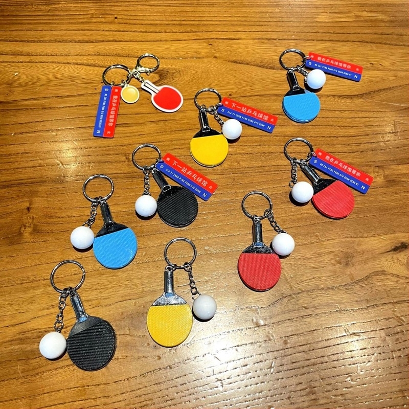 Μίνι μεταλλικός κλειδοθήκη για πινγκ-πονγκ, μοντέρνο καλλιτεχνικό στυλ