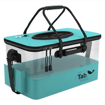 Πτυσσόμενος κάδος ψαριών - EVA υλικό, Μικτό βάρος 1