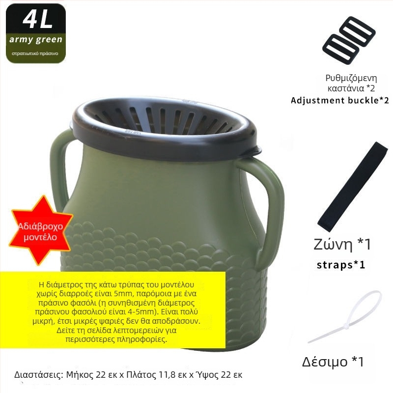 Εξωτερικό πλαστικό καλάθι για ψάρεμα, χωρίς εμπορικό σήμα