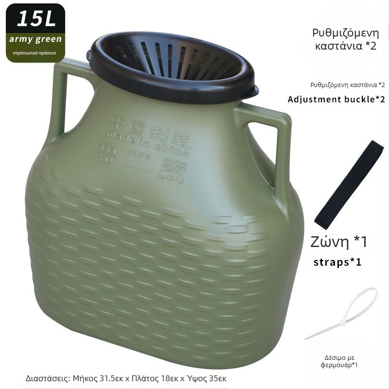 Εξωτερικό πλαστικό καλάθι για ψάρεμα, χωρίς εμπορικό σήμα