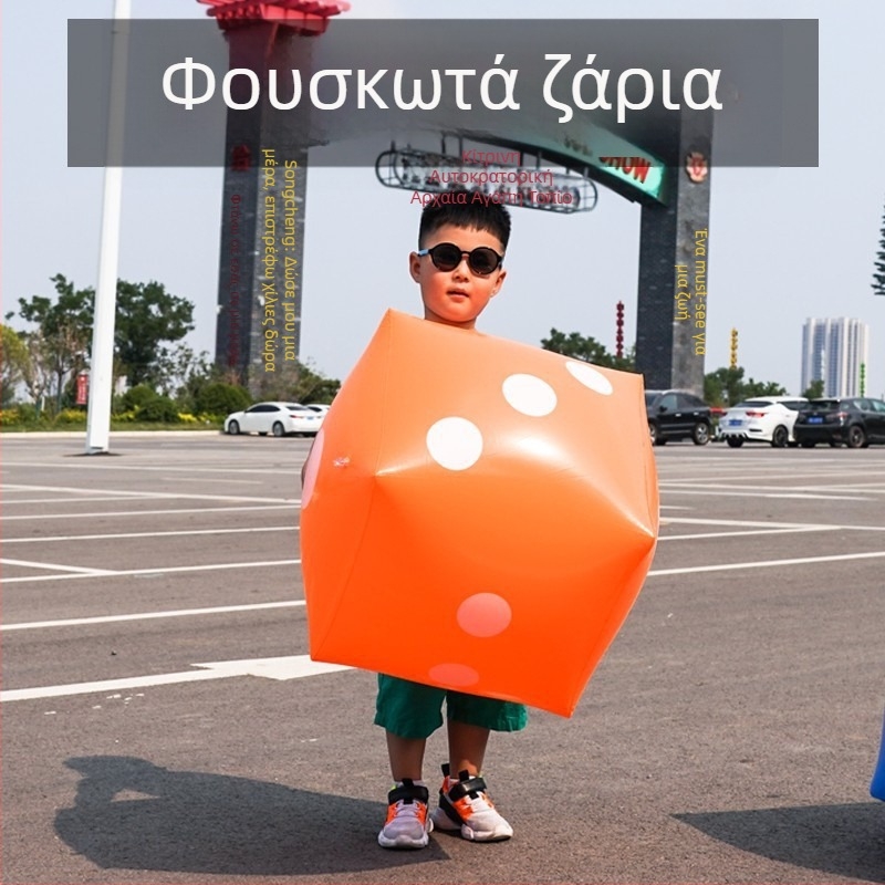 Φουσκωτό μεγάλο ζάρι για εκδηλώσεις — PVC, εξάπλευρο, κωδικός προϊόντος 03111, 1 τεμάχιο