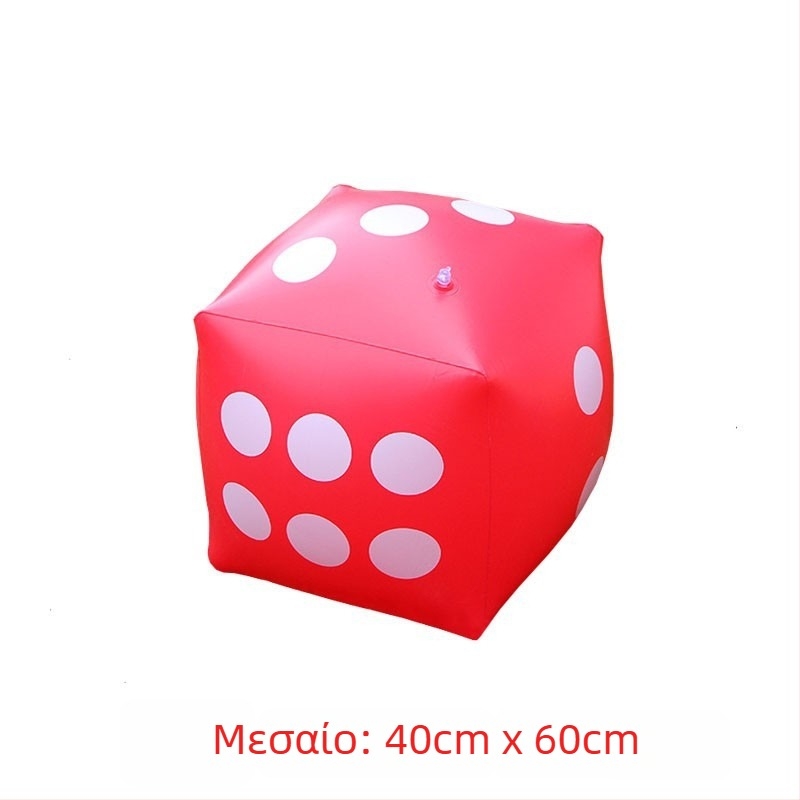 Φουσκωτό μεγάλο ζάρι για εκδηλώσεις — PVC, εξάπλευρο, κωδικός προϊόντος 03111, 1 τεμάχιο