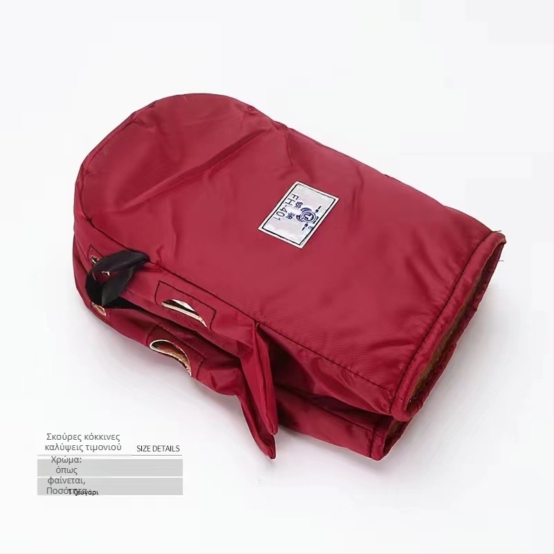 Γάντια ηλεκτρικής μοτοσικλέτας, χειμωνιάτικα ζεστά με βελούδινη επένδυση, unisex για ποδηλασία