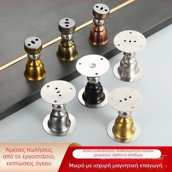 Door Stopper – μαγνητικό, από ανοξείδωτο χάλυβα, τοίχο-μοντάζ, μοντέλο 004, μάρκα Benhong