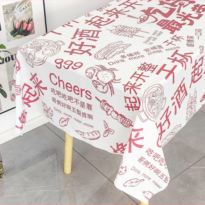 Stone Cloth μιας χρήσης τραπεζομάντηλο για catering, ορθογώνιο, παχύ, αδιάβροχο και βιοδιασπώμενο, για εστιατόρια και ξενοδοχεία