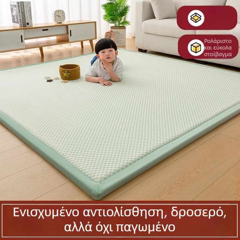 Χαλάκι κρεβατοκάμαρας από χημικές ίνες, διπλής όψης σχέδιο, νέο κινεζικό στυλ, εκτυπωμένο ύφασμα, Ice Silk χαλάκι