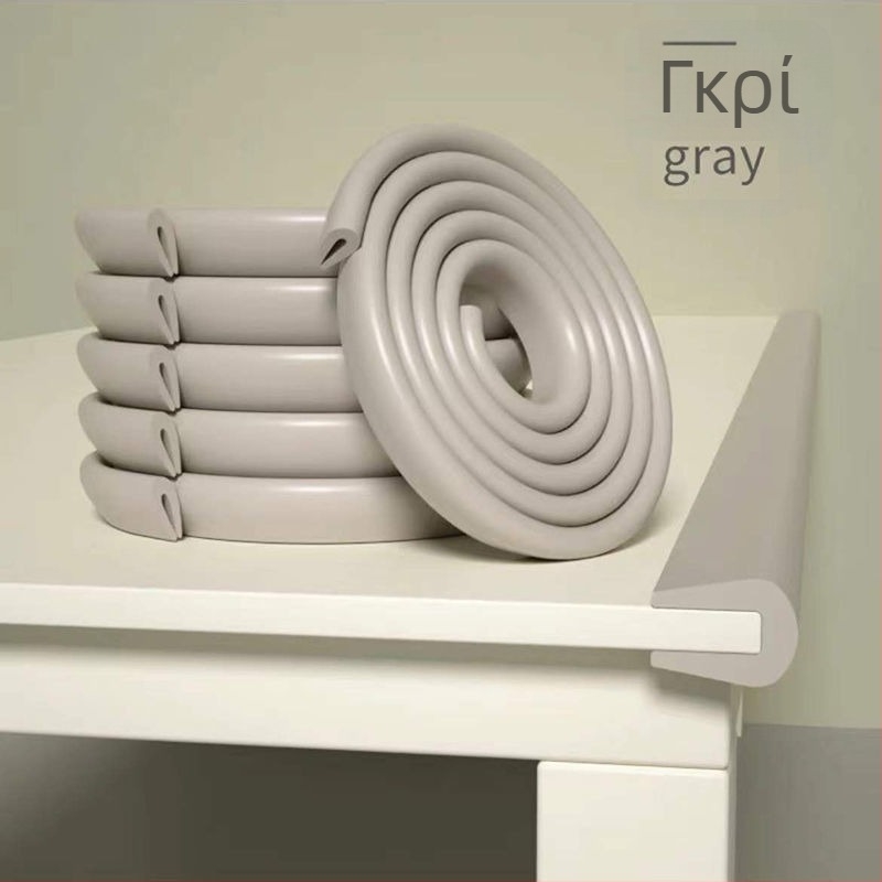 Λωρίδα προστασίας σε σχήμα U για τραπέζια από αφρό, αυτοκόλλητη, προστασία γυάλινων ακμών