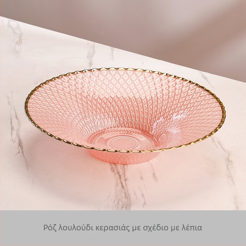 Μεταλλική πιατέλα φρούτων με ηλεκτροπλατιωμένη επιφάνεια, νέος κινέζικος στυλ, μάρκα Huanze Ceramics