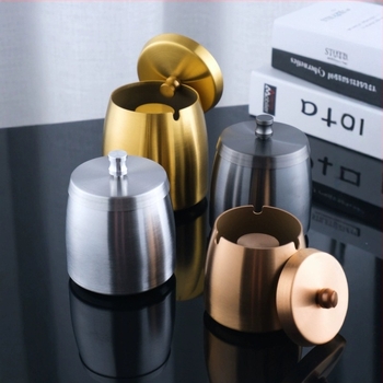 Τασάκι από ανοξείδωτο ατσάλι με εκτύπωση λογότυπου και προσαρμογή, διακοσμητικό αξεσουάρ μπαρ, μοντέρνο μινιμαλιστικό στυλ πολυτελείας