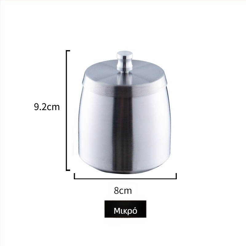 Τασάκι από ανοξείδωτο ατσάλι με εκτύπωση λογότυπου και προσαρμογή, διακοσμητικό αξεσουάρ μπαρ, μοντέρνο μινιμαλιστικό στυλ πολυτελείας