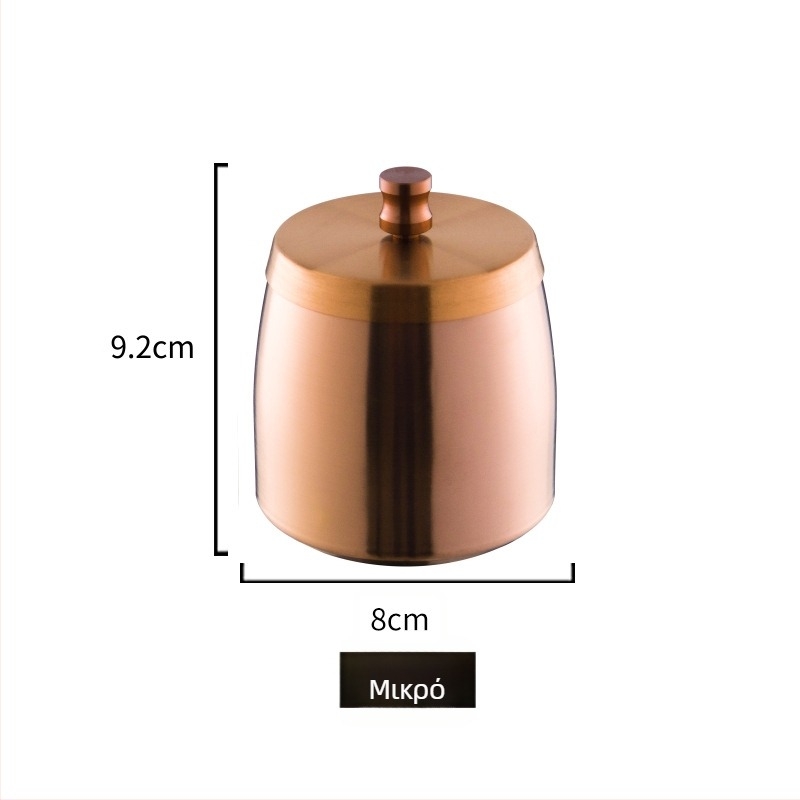 Τασάκι από ανοξείδωτο ατσάλι με εκτύπωση λογότυπου και προσαρμογή, διακοσμητικό αξεσουάρ μπαρ, μοντέρνο μινιμαλιστικό στυλ πολυτελείας