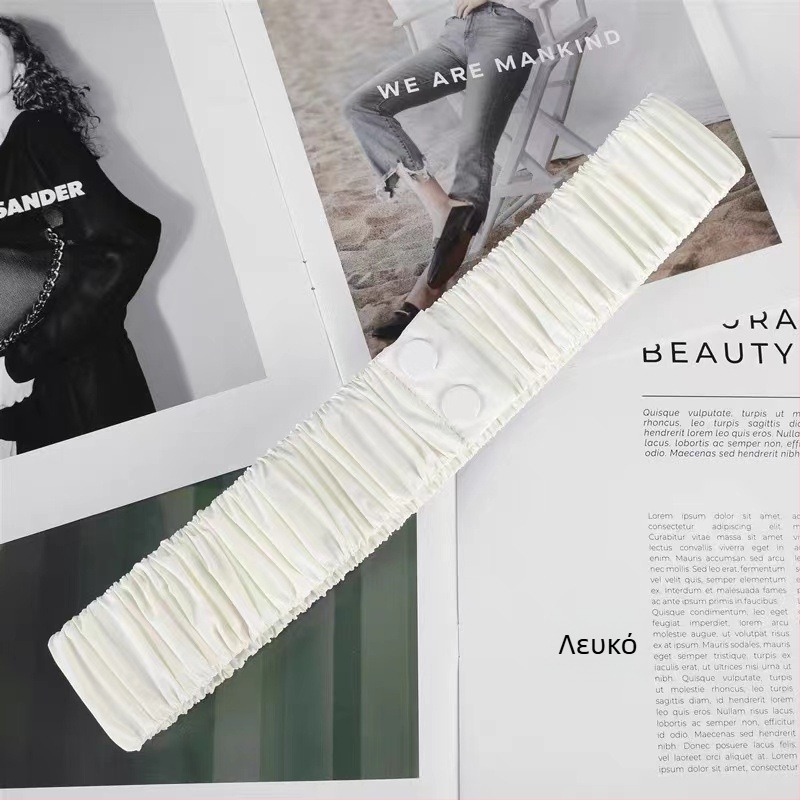 Ελαστική ζώνη μέσης για μπουφάν με πούπουλα, βαμβακερό ύφασμα, μήκος 60–80 cm, για όλες τις εποχές, γυναικείο αξεσουάρ μέσης