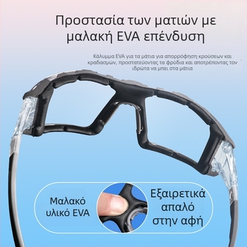 Γυαλιά προστασίας Y900, πολυκαρβοντικά, προστασία ματιών από σκόνη