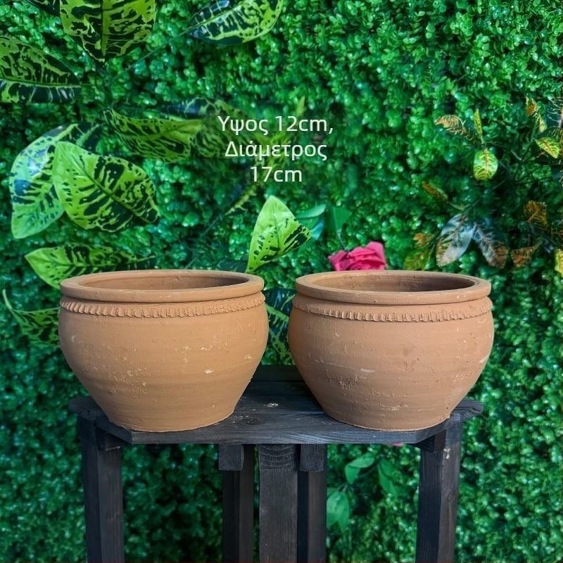 Κοντέινερ Ελέγχου Ρίζας - Γλάστρα από πηλό για δάπεδο, αγροτικός στυλ, HP3RYzmy