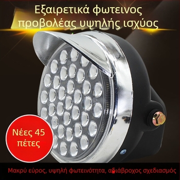 Φανάρι ηλεκτρικού τρίκυκλου – υπερλαμπρό LED σετ προβολέα, εμπρός, συμβατό με 12V/48V/60V