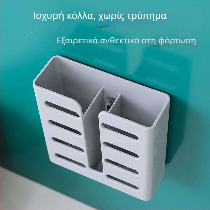 Κρεμαστή θήκη αποθήκευσης για ξυλάκια φαγητού και κουτάλια, υλικό PP, πολυλειτουργική μονάδα κουζίνας, προέλευση Τσαοζού