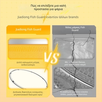 Jiajiaoni Όλα-Σε-Ένα Δίκτυο Ταχύ-Στεγνώματος Για Άγριο Ψάρεμα – Προστασία Αλιείας