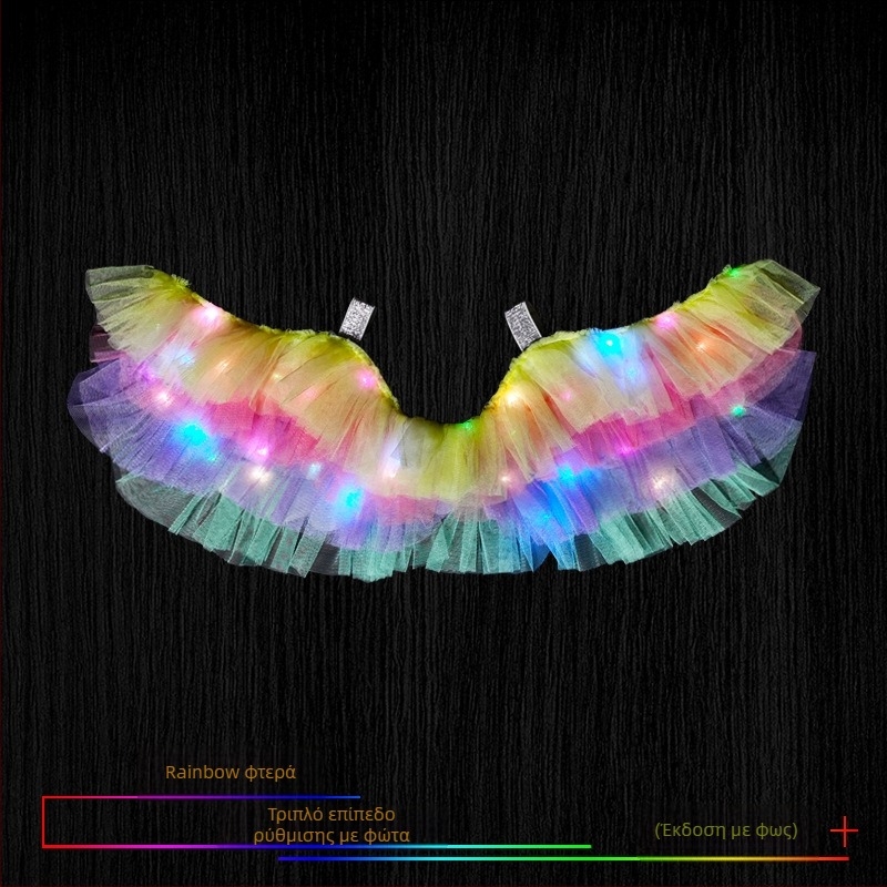 Φτερά Αγγέλου για παιδιά – ύφασμα, ημιχειροποίητη και ημιμηχανική κατασκευή, κοστούμι cosplay