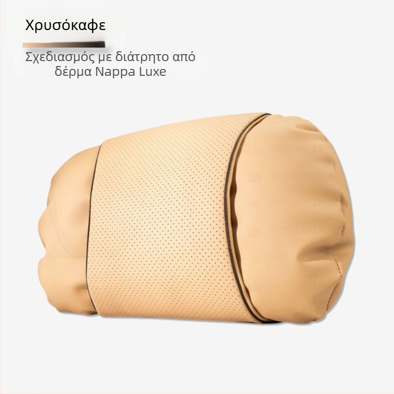 Μαξιλαράκι προσκέφαλου αυτοκινήτου με δέρμα Nappa, γέμισμα από βαμβάκι-σύννεφο, καθολική εφαρμογή, προσαρμογή