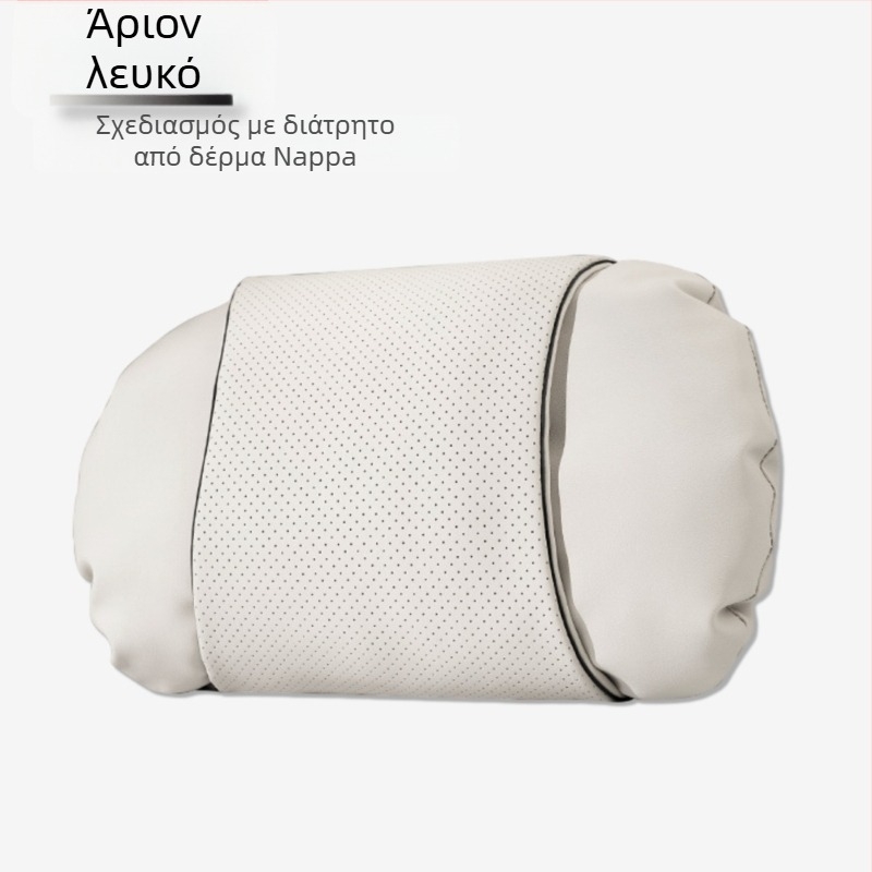 Μαξιλαράκι προσκέφαλου αυτοκινήτου με δέρμα Nappa, γέμισμα από βαμβάκι-σύννεφο, καθολική εφαρμογή, προσαρμογή