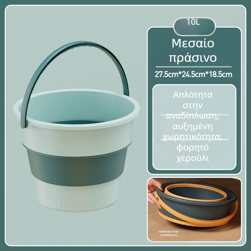 Αναδιπλόμενος κουβάς για εξωτερική χρήση - φορητός PP πλαστικός κουβάς, Xin cong, κυκλοφόρησε το 2023, 0,1 кг