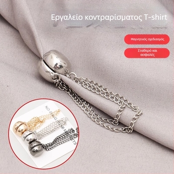 Μαγνητικά μανικετόκουμπα – κράμα μετάλλου, γυναικείο IN στυλ, στρογγυλό σχήμα, ηλεκτροπλατίωση, άνοιξη 2025