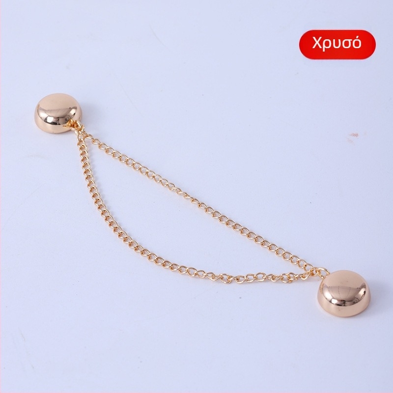 Μαγνητικά μανικετόκουμπα – κράμα μετάλλου, γυναικείο IN στυλ, στρογγυλό σχήμα, ηλεκτροπλατίωση, άνοιξη 2025