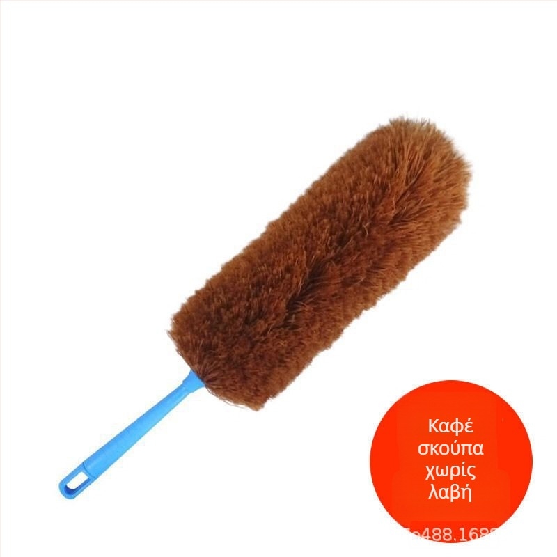 Jingsheng Πινέλο από ίνες για σκόνη με κυκλική κεφαλή, 175 cm, για απομάκρυνση σκόνης οικιακή και αυτοκινήτου