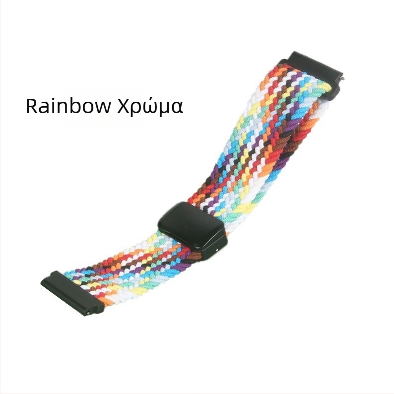 Νάιλον πλεκτό λουρί ρολογιού με μαγνητικό κούμπωμα για το Honor Watch 5 Pro, αθλητικό στυλ, 15 g.